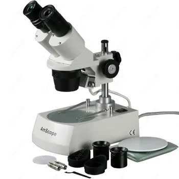 Студентски Бинокъла на Стереомикроскоп-AmScope Доставя Студентски Предни Бинокъла на стереомикроскоп 10X-20X-30X-60X