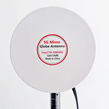 сферична антена 1710-4200 Mhz 14dBi антена на Wi-Fi антена-усилвател на сигнала 4g5g