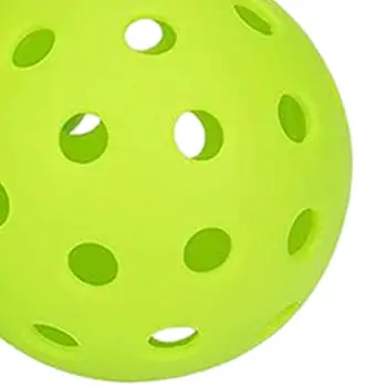 Тренировъчните топки за пиклбола 6шт за санкционирани турнири на открити кортове в зелен цвят