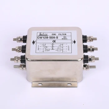Трифазни Три/четырехпроводной променливотоково напрежение 380 v, Филтър за електромагнитни смущения, Сервоинвертор със защита от смущения CW12B-60A-S 0