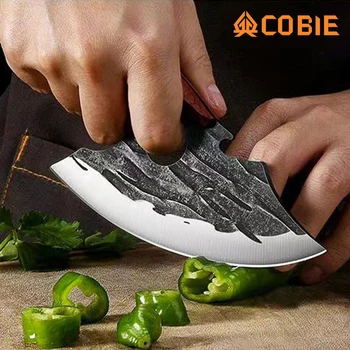 Уличен обвалочный нож Cobie, Мясницкий нож за рязане на месо, богат на функции овощерезка, Мини-разделочный нож за месо