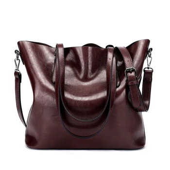Универсални чанти през рамо от изкуствена кожа, дамски bag-чанта, чанта през рамо с голям капацитет за ежедневните неща от първа необходимост