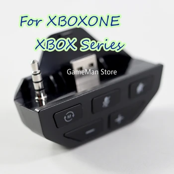 Усилвател на звука контролера на Xbox One с адаптор за слушалки 3,5 мм жак за слушалки, чрез слушалки за Xbox X серия S