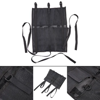 Чанта за съхранение на седалки, комплект от две организаторите, Практически Преносим надеждна замяна, полезна алуминиева мрежа чанта за кану-каяк