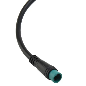 Черна здрава лента Нов Кабел-адаптер Кабел 1бр 5pin за дисплея на КТ ABS Аксесоари за Ebike Електрически кабели Колоездене
