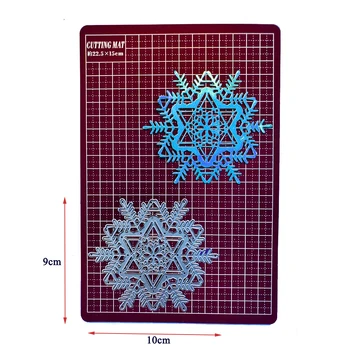 Щанци за рязане на метал във формата на снежинки, Ново Изработка на картички за Scrapbooking Тънък шаблон на формуляр за рязане на хартия Сам