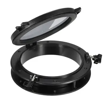 10,5-инчов 265-мм извънбордови кръг с кръгла иллюминатором с покритие от черен ABS-пластмаса и закалено стъкло 1