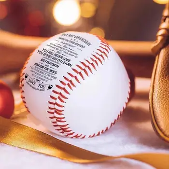 Бейзболни подаръци За рожден ден, които никога не губят, Бейзболна гума С принтом, Мотивационен бейзбол За моя син, Футболни подаръци, насърчаване на 1