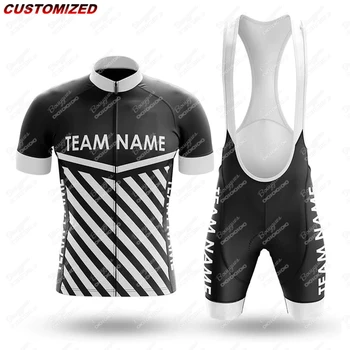 Индивидуално името на отбора (13) Мъжки комплекти на велосипед тениски с къс ръкав Трико Ropa Ciclismo Велосипедна дрехи за спорт на открито Велосипедни ризи 1