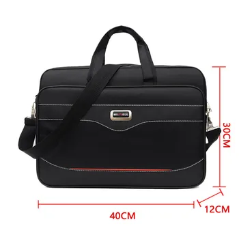 Модерен мъжки портфейл с голям капацитет, многофункционална чанта за лаптоп, Офис мъжки куфар, чанта-месинджър, делова чанта, чанти за мъже 1