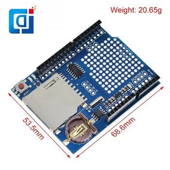 Модул регистратор на данни JCD Logging Recorder Shield V1.0 за SD-карта Arduino UNO 1