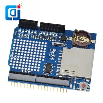 Модул регистратор на данни JCD Logging Recorder Shield V1.0 за SD-карта Arduino UNO 2