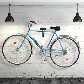 Монтиране на Хоризонтални Рафтове за съхранение на велосипеди В помещението, Металната Закачалка за под наем, кука за вътрешно Неръждаема Стеллажа за съхранение на велосипеди 2