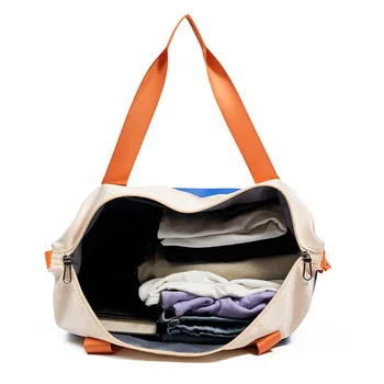 Нов многофункционален портативен наплечный суха и влажна разделительный пътнически багаж, училищна чанта за йога, фитнес 2