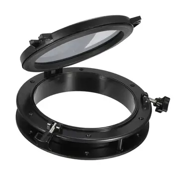 10,5-инчов 265-мм извънбордови кръг с кръгла иллюминатором с покритие от черен ABS-пластмаса и закалено стъкло 3