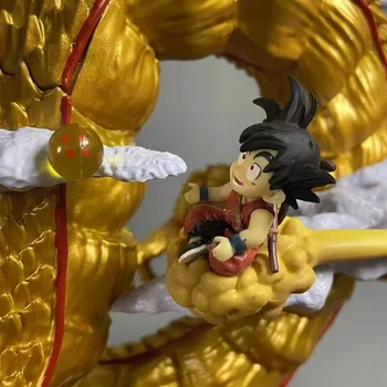 46 см Dragon Ball Аниме Фигурка son Goku Шенрон Светещи фигурки Манга Колекция от статуи на Кукла Играчка за децата, Подарък играчка 3