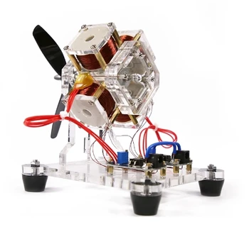 Бесщеточный мотор Хол Високоскоростен Мини Подарък за рождения Ден на Творчески Мъжки модел ръчно изработени Научнообразовательное преходносредиземноморския 3