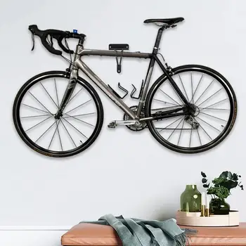 Монтиране на Хоризонтални Рафтове за съхранение на велосипеди В помещението, Металната Закачалка за под наем, кука за вътрешно Неръждаема Стеллажа за съхранение на велосипеди 3