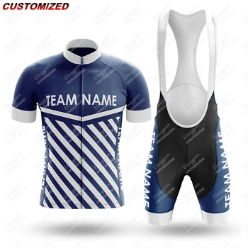 Индивидуално името на отбора (13) Мъжки комплекти на велосипед тениски с къс ръкав Трико Ropa Ciclismo Велосипедна дрехи за спорт на открито Велосипедни ризи 4