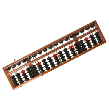 17 Цифри Дървени стандартни сметки Soroban, китайски калкулатор, инструмент за изучаване на математика за начинаещи, директна доставка 5