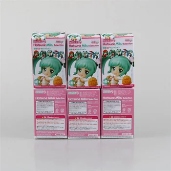 25 стил на 6 см Хацунэ Мику Kawai Q версия Аниме Играчка Фигурка на Момиче PVC Кукла Модел Играчки, Бижута маса домашна Колекция Подарък има кутия 5