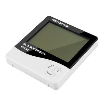 3-кратно цифрово LCD дисплей за вътрешно и външно помещение на Електронен измерител на температура и влажност на въздуха Термометър, влагомер 5