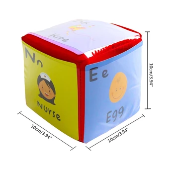 F3MA 4шт 3,94-инчов слот на кубчета с карти за ранно обучение на деца, обучение на кубчета, леко пенопластовый блок за подреждане 5