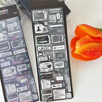 Корейски стил Ins Computer Dialog Стикер с лепкава карта DIY Албум за изрезки Калъф за телефон Дневник Албум Star Chaser Подарочное украса 5