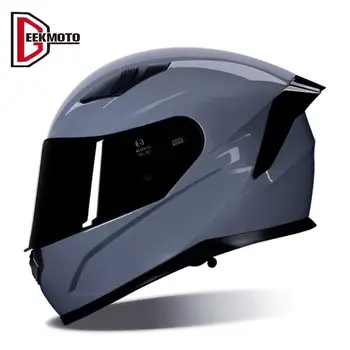 Мотоциклет шлем, който да бъде одобрен от ООН DOT Casco Moto Helmet Capacete De Moto Полнолицевой каска Casque Moto Велосипеден шлем на Мъже, Жени 5