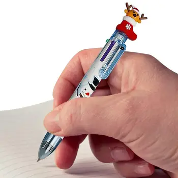 Многоцветен Химикалка Дръжка Прибиращ Коледна Химикалка Писалка Многоцветен Коледна Химикалка Писалка Многоцветен За Студенти И 0